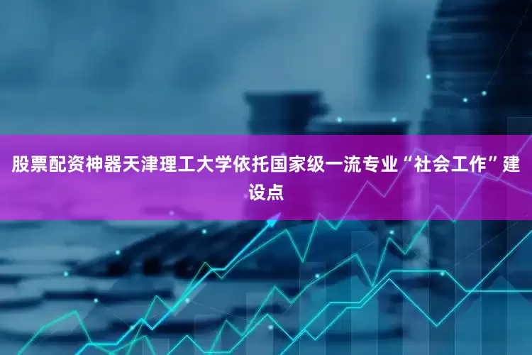 股票配资神器天津理工大学依托国家级一流专业“社会工作”建设点